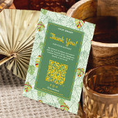 トロピカルビジネスQRコード付き注文カード サンキューカード