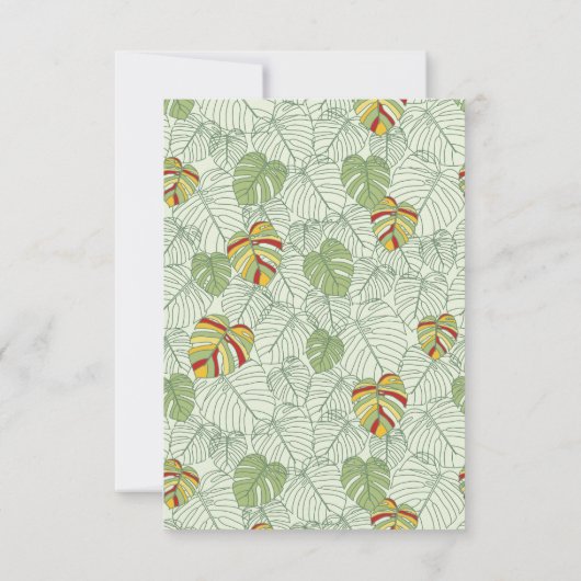 トロピカルビジネスQRコード付き注文カード サンキューカード (裏面)