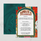 トロピカルビッグフラワー&アー結婚チの詳細 エンクロージャーカード (正面/裏面)