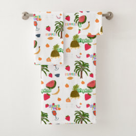 トロピカルビベスタオオルセット バスタオルセット