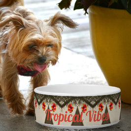 トロピカルビベスハワイアンハイビスカスのカスタマイズ ボウル