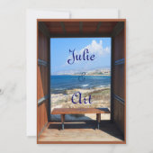 トロピカルビューウェディング 招待状 (裏面)