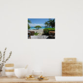 トロピカルビューオンザファカラバアトル南太平洋 ポスター (キッチン)