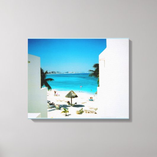 トロピカルビューキャンバス印刷 キャンバスプリント (正面)