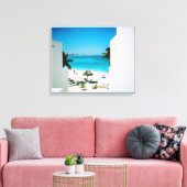 トロピカルビューキャンバス印刷 キャンバスプリント (インサイチュ (リビング))