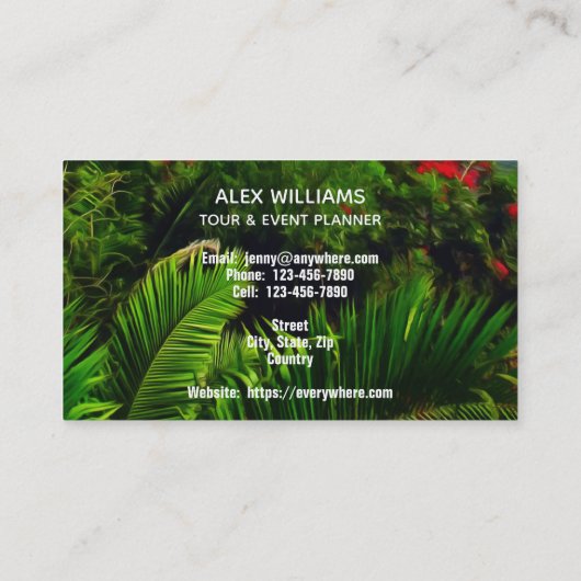 トロピカルビュー0828 名刺 (裏面)