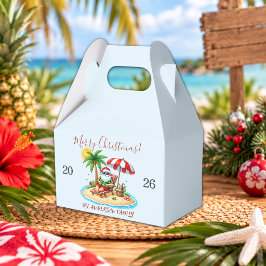 トロピカルビーチとサンタのクリスマスパーティー フェイバーボックス