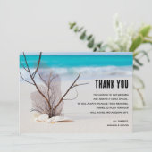 トロピカルビーチとホワイトシーシェルありがとう サンキューカード (スタンド正面)