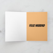 トロピカルビーチのクリスマスカード カード (内部)