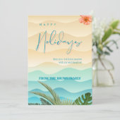 トロピカルビーチのクリスマスカード シーズンカード (スタンド正面)