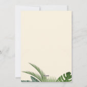 トロピカルビーチのクリスマスカード シーズンカード (裏面)