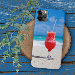 トロピカルビーチのサマー・レッド・ストロベリー・マルガリータ iPhone 11 PRO MAXケース
