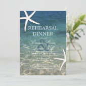 トロピカルビーチのヒトデのリハーサルディナー 招待状 (スタンド正面)