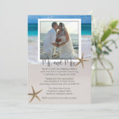 トロピカルビーチの結婚のお知らせ（写真） 招待状 (スタンド正面)