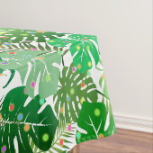 トロピカルビーチの葉クリスマスライトホリデー テーブルクロス (インサイチュ)
