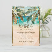 トロピカルビーチの誓いの更新招待状 招待状 (スタンド正面)