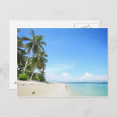 トロピカルビーチはがき ポストカード (正面/裏面)