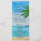 トロピカルビーチアイランドデスティネーションウェディング プログラム (正面)