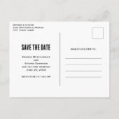 トロピカルビーチアイランドパラダイスザデイト インビテーションポストカード (裏面)