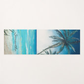 トロピカルビーチアイランド海景観名 ヨガマット (正面(横))