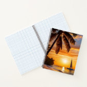 トロピカルビーチアットサンセット ノートブック (内部)