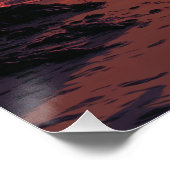 トロピカルビーチアットサンセット ポスター (コーナー)