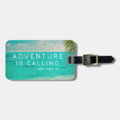 トロピカルビーチアドベンチャーが呼び出す私は行かなければならない ラゲッジタグ (正面横)