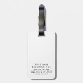 トロピカルビーチアドベンチャーが呼び出す私は行かなければならない ラゲッジタグ (裏面縦)