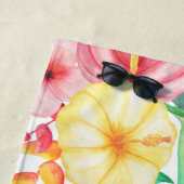 トロピカルビーチアートワーク ビーチタオル (インサイチュ)