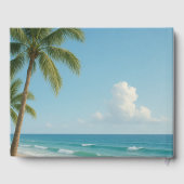 トロピカルビーチウェディングゲストブック ゲストブック (裏面)