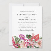 トロピカルビーチウェディング 招待状 (正面)