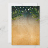 トロピカルビーチカクテルバースデーパーティー 招待状 (裏面)