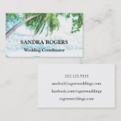 トロピカルビーチカスタムをテーマにした名刺 名刺 (正面/裏面)