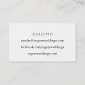 トロピカルビーチカスタムをテーマにした名刺 名刺 (裏面)