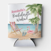 トロピカルビーチガールズウィークエンドバチェロレッテパーティー 缶クーラー (正面)