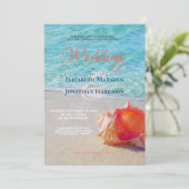 トロピカルビーチコンチモダンシェル結婚ズ 招待状 (スタンド正面)