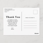 トロピカルビーチコーストと大きな岩|過去記事 ポストカード (裏面)