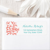 トロピカルビーチコーラルリーフエレガント ラベル (インサイチュ)