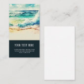 トロピカルビーチサマー名刺 名刺 (正面/裏面)