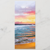 トロピカルビーチサマー シーサイドウェディングフード メニュー (正面)