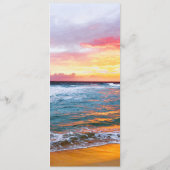 トロピカルビーチサマー シーサイドウェディングフード メニュー (裏面)