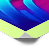 トロピカルビーチサンセットアート ポスター (角)