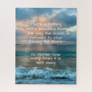 トロピカルビーチサンセットグロータイドラブ引用文 ジグソーパズル