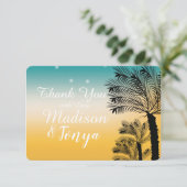 トロピカルビーチサンセットサンキュー結婚ズ 招待状 (スタンド正面)