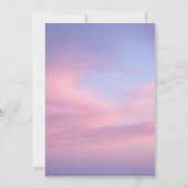 トロピカルビーチサンセットバースデーパーティーへの招待 招待状 (裏面)