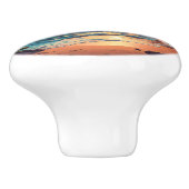 トロピカルビーチサンセットラージ セラミックノブ (側面)