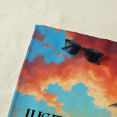 トロピカルビーチサンセット先生 ビーチタオル (インサイチュ)