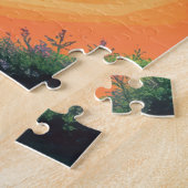 トロピカルビーチサンセット ジグソーパズル (側面)