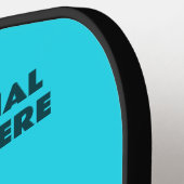 トロピカルビーチサンセット ピックルボールラケット (左詳細)