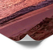 トロピカルビーチサンセット ポスター (角)